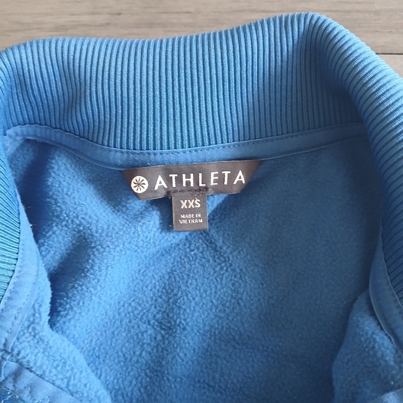 Athleta Nwot Size Xxs Women's Blue Jacket - Picture 5 of 6